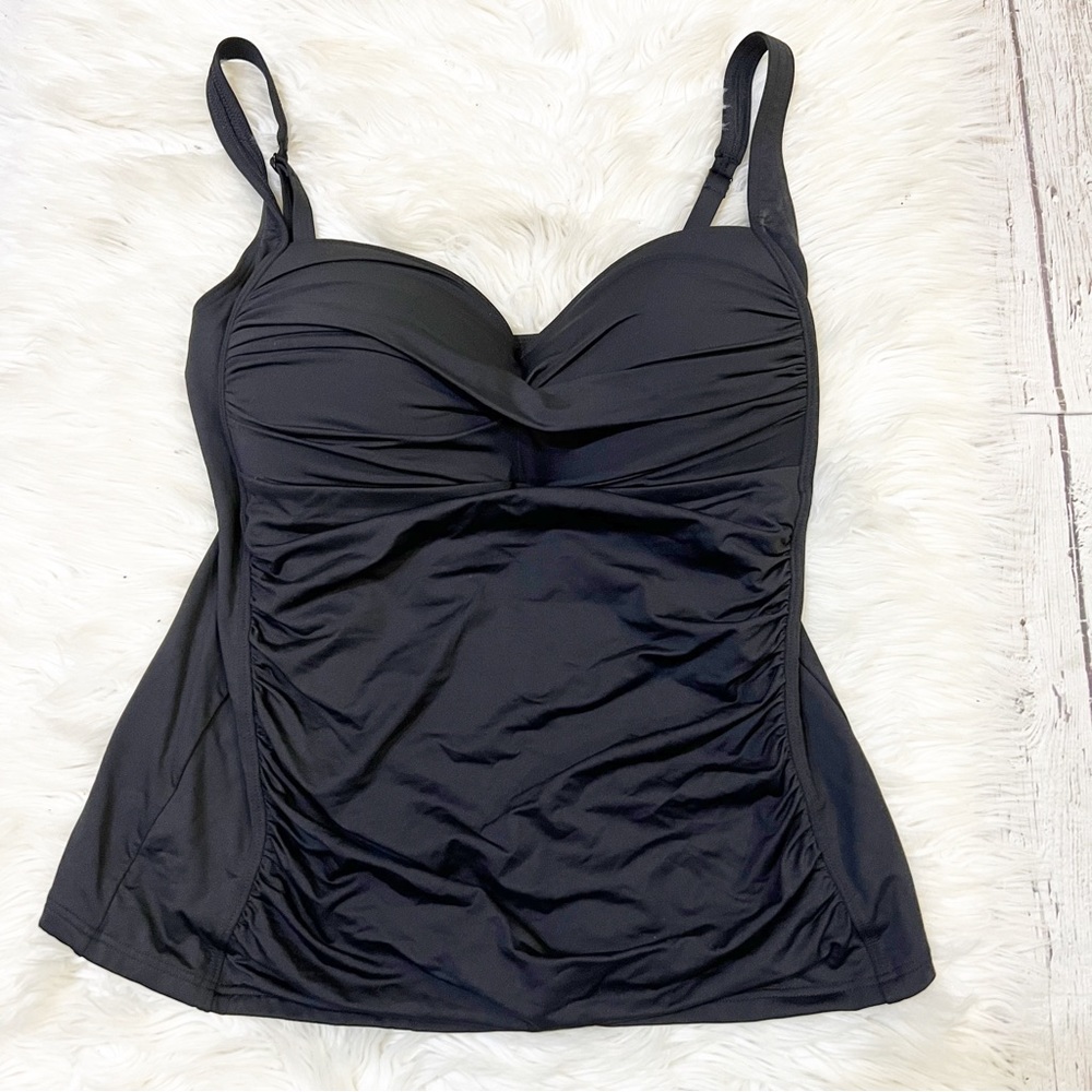Sea Level Australia NWT SL3027P Essentials Twist Front Multifit Singlet Swim Top - Picture 1 of 7